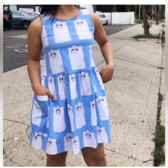 Nooworks Big Pocket Dress in Grumpy Cat - Size 5X - Picture 2 of 7